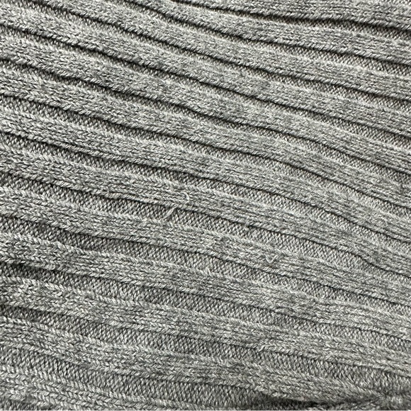Lunya Ribbed Pima Alpaca Pullover Sweater Grey SZ XS/Small Oversized Relaxed Fit - Picture 6 of 6